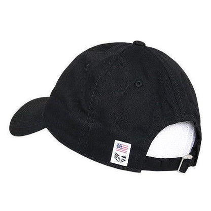 Rapid Dominance Freedom Relaxed Patriotic USA Flag Baseball Caps Hats-Black-