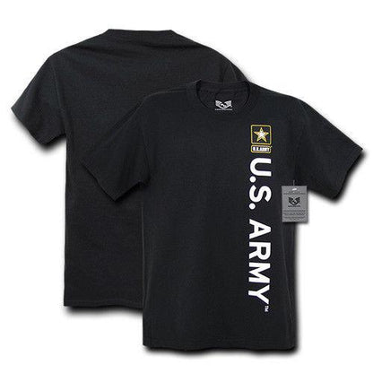 Rapid Dominance Licensed Military Cotton Screen Printed T-Shirts Tees-Air Force- Navy-Small-