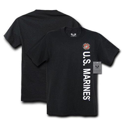 Rapid Dominance Licensed Military Cotton Screen Printed T-Shirts Tees-Air Force- Navy-Small-