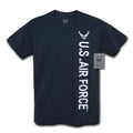 Rapid Dominance Licensed Military Cotton Screen Printed T-Shirts Tees-Air Force- Navy-Small-