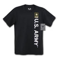 Rapid Dominance Licensed Military Cotton Screen Printed T-Shirts Tees-Army-Black-Small-