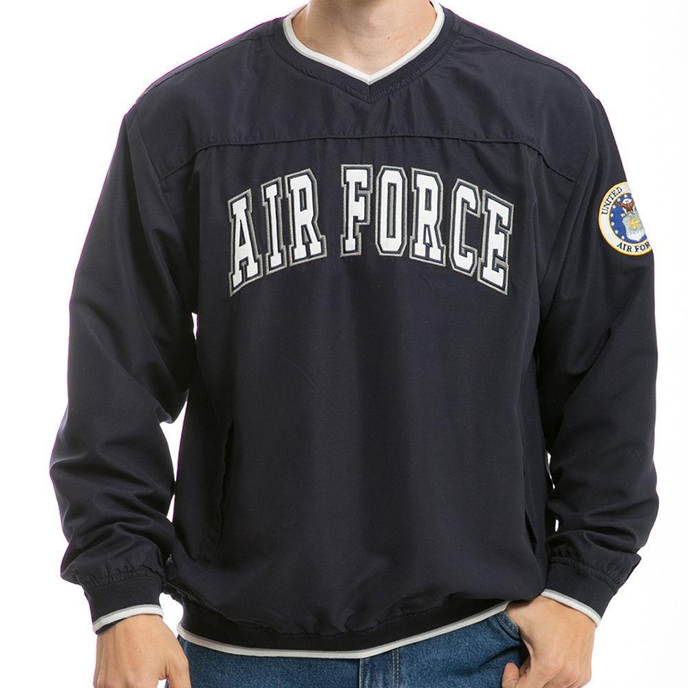 Rapid Dominance Microfiber Military Pullover Winter Navy Air Force Army Marines-Air Force - Navy-Regular-X-Large