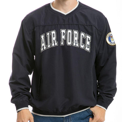 Rapid Dominance Microfiber Military Pullover Winter Navy Air Force Army Marines-Air Force - Navy-Regular-X-Large