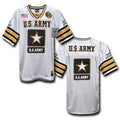 Rapid Dominance Military Football Jersey Navy Air Force Army Marines T Shirts-Army- white-Regular-Medium