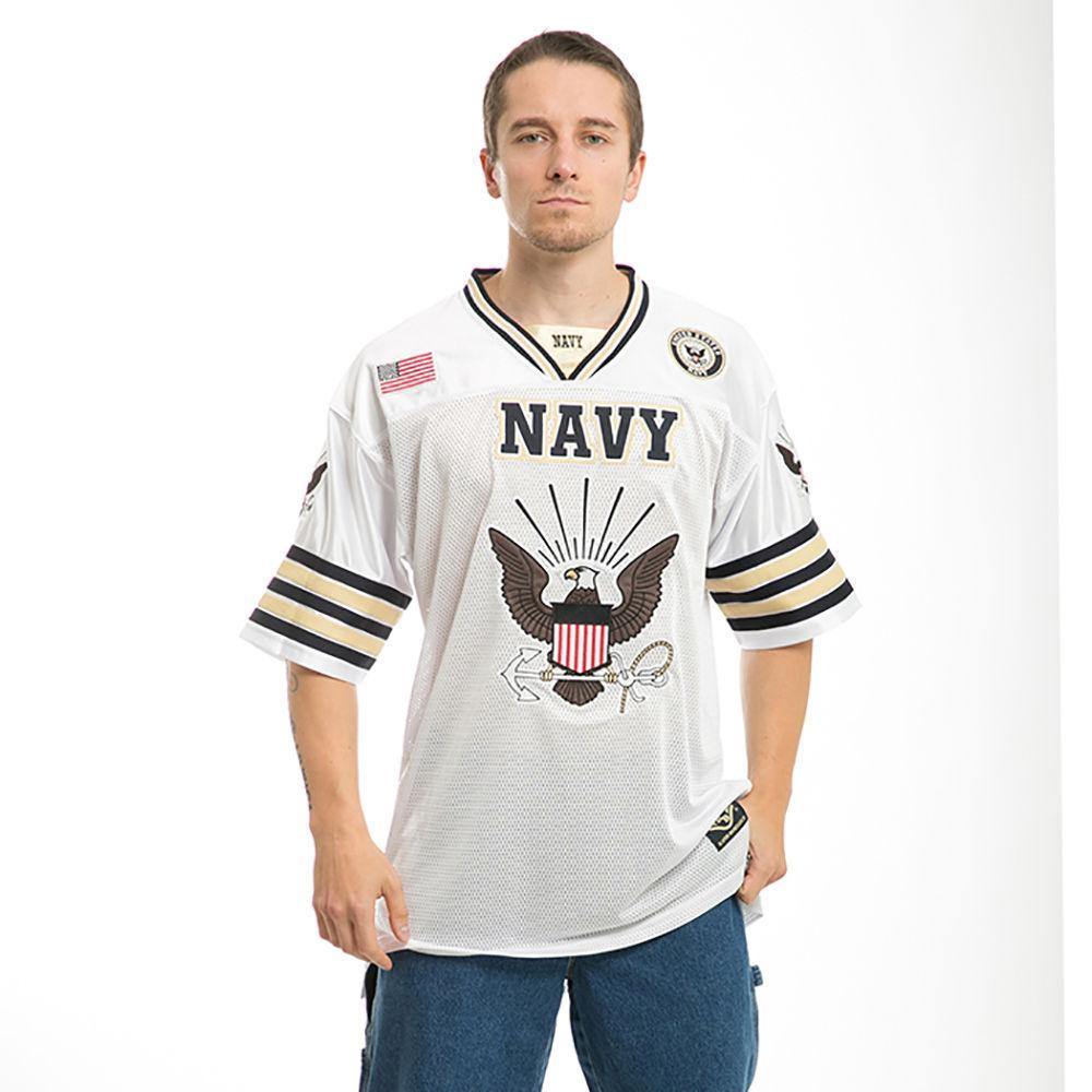 Rapid Dominance Military Football Jersey Navy Air Force Army Marines T Shirts-Air Force - Navy-Regular-X-Large