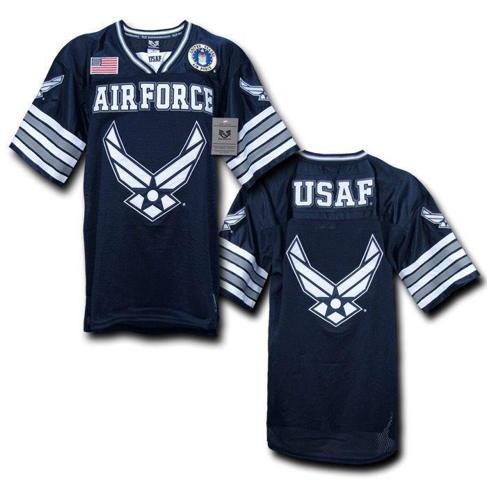 Rapid Dominance Military Football Jersey Navy Air Force Army Marines T Shirts-Air Force - Navy-Regular-X-Large