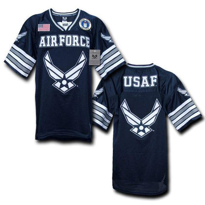 Rapid Dominance Military Football Jersey Navy Air Force Army Marines T Shirts-Air Force - Navy-Regular-X-Large