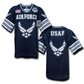 Rapid Dominance Military Football Jersey Navy Air Force Army Marines T Shirts-Air Force - Navy-Regular-X-Large