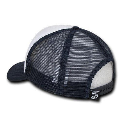 Rapid Dominance Patriotic USA Flag Classic Foam Mesh Trucker Caps Hats-USA-Black-