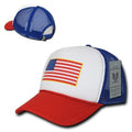 Rapid Dominance Patriotic USA Flag Classic Foam Mesh Trucker Caps Hats-USA-RWR-