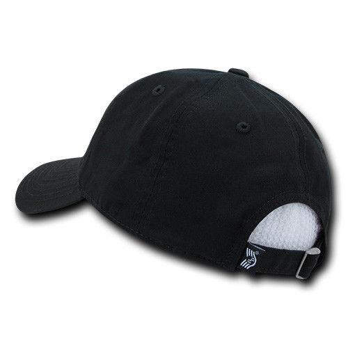 Rapid Dominance Cotton Polo Police Thin Blue Line US Flag Baseball Dad Caps Hats-Black-