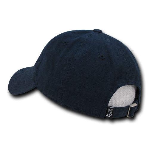 Rapid Dominance Cotton Polo Police Thin Blue Line US Flag Baseball Dad Caps Hats-Black-