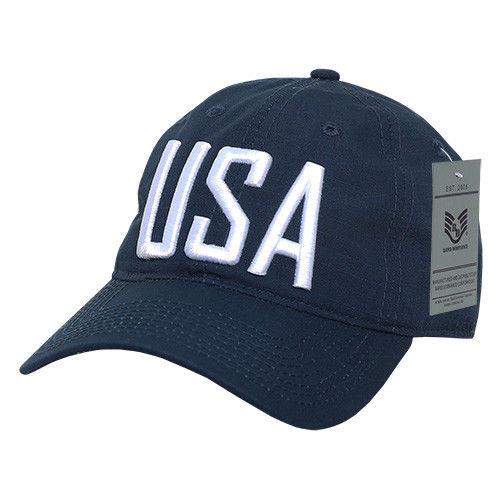 Rapid Dominance Relaxed 6 Panel Ripstop USA American Flag Dad Hats Caps-USA2-ACU-