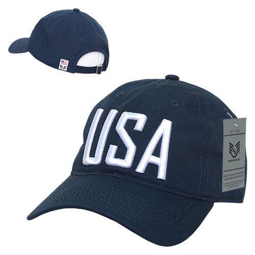 Rapid Dominance Relaxed 6 Panel Ripstop USA American Flag Dad Hats Caps-USA2-ACU-