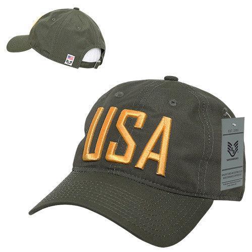 Rapid Dominance Relaxed 6 Panel Ripstop USA American Flag Dad Hats Caps-USA2-ACU-