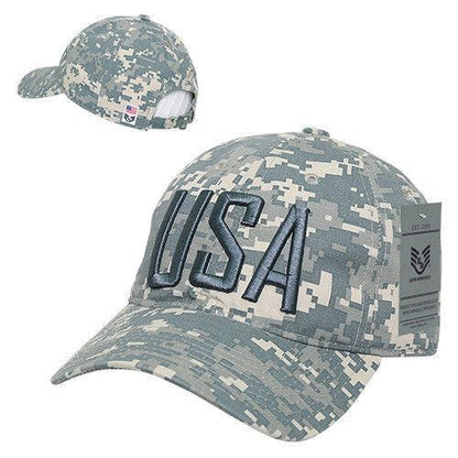 Rapid Dominance Relaxed 6 Panel Ripstop USA American Flag Dad Hats Caps-USA2-ACU-