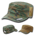 Rapid Dominance Reversible Flattop Cadet Military Patrol Cotton Camouflage Caps Hats-Woodland Camo Digital-