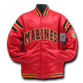 Rapid Dominance Satin Military Coach`S Jacket Hoodie Navy Air Force Army Marines-Marine -Red-Regular-X-Large