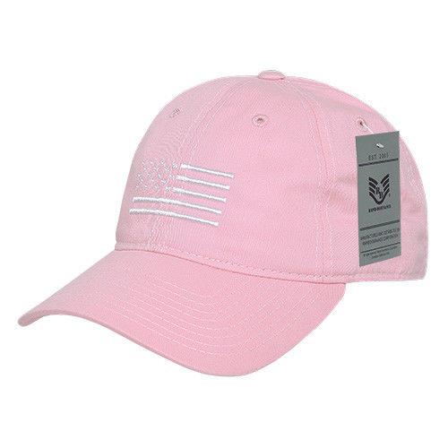 Rapid Dominance USA Flag Embroidered Patriotic Relaxed Baseball Caps Hats Unisex-Black-