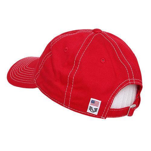 Rapid Dominance USA Flag Embroidered Patriotic Relaxed Baseball Caps Hats Unisex-Black-