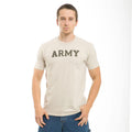Rapid Felt Applique Military Air Force Navy Marine Navy Army T-Shirts Tees-Army - Sand-Regular-Medium
