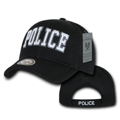 Rapid Fire Department Police Security Air Mesh Baseball Caps Hats-Police navy-