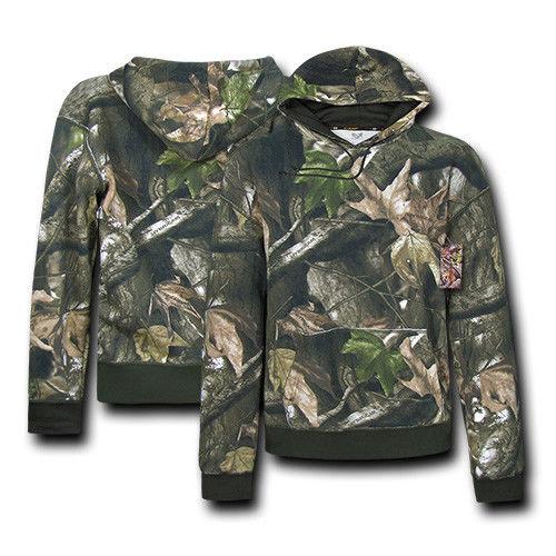 Rapid Hybricam Hunting Grey Bark Camouflage Drawstring Pullover Hoodie Jacket-Grey Bark-Regular-Small