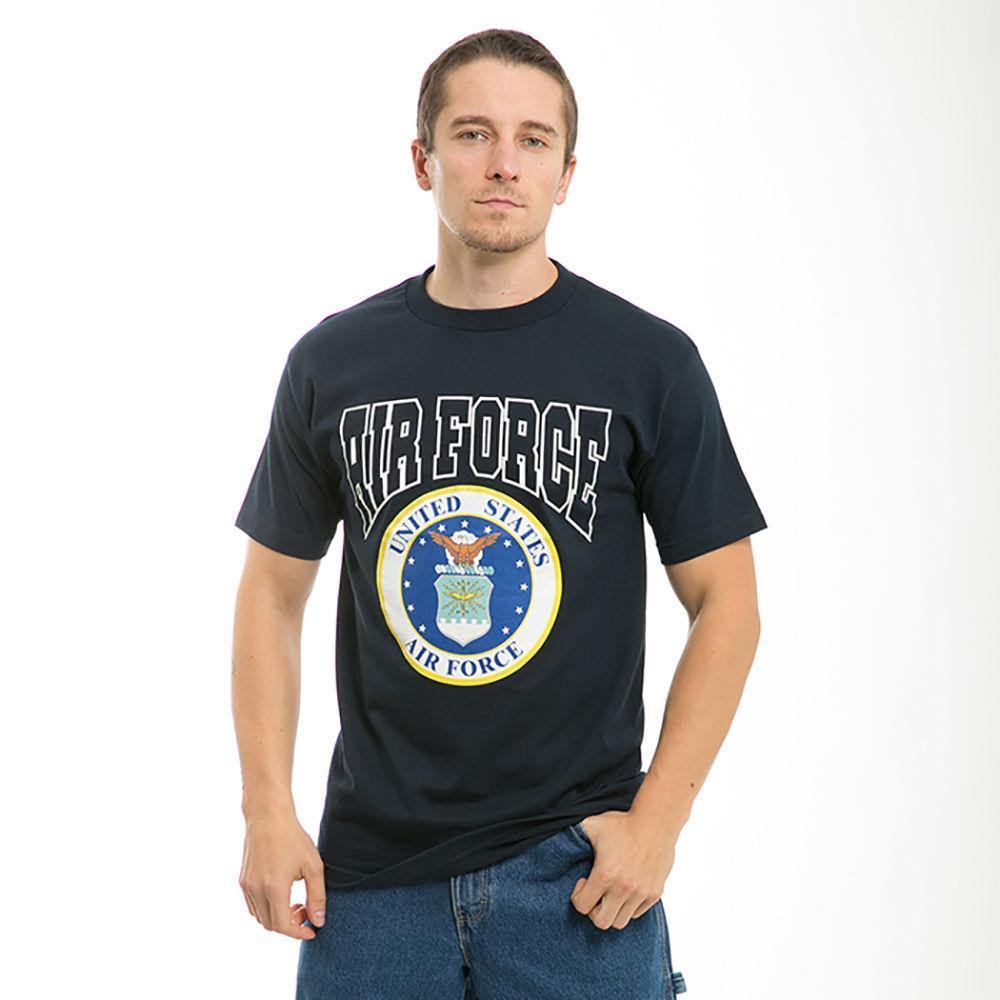 Rapid Dominance Military Air Force Marine Navy Army Law Enforcement T-Shirts Tees-Air Force - Navy-Regular-Small