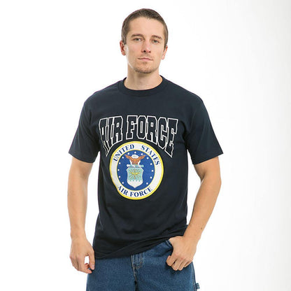Rapid Dominance Military Air Force Marine Navy Army Law Enforcement T-Shirts Tees-Air Force - Navy-Regular-Small