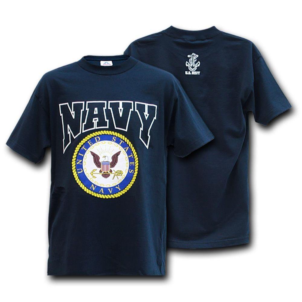 Rapid Dominance Military Air Force Marine Navy Army Law Enforcement T-Shirts Tees-Air Force - Navy-Regular-Small