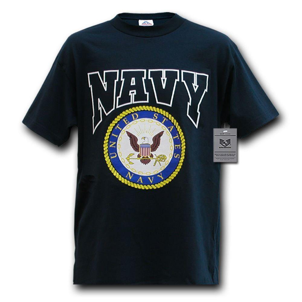 Rapid Dominance Military Air Force Marine Navy Army Law Enforcement T-Shirts Tees-Air Force - Navy-Regular-Small