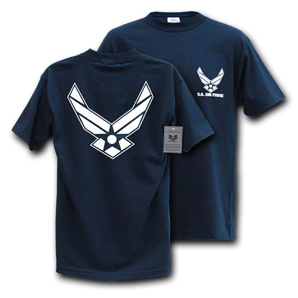 Rapid Dominance Military Air Force Marine Navy Army Law Enforcement T-Shirts Tees-Air Force - Navy-Regular-Small