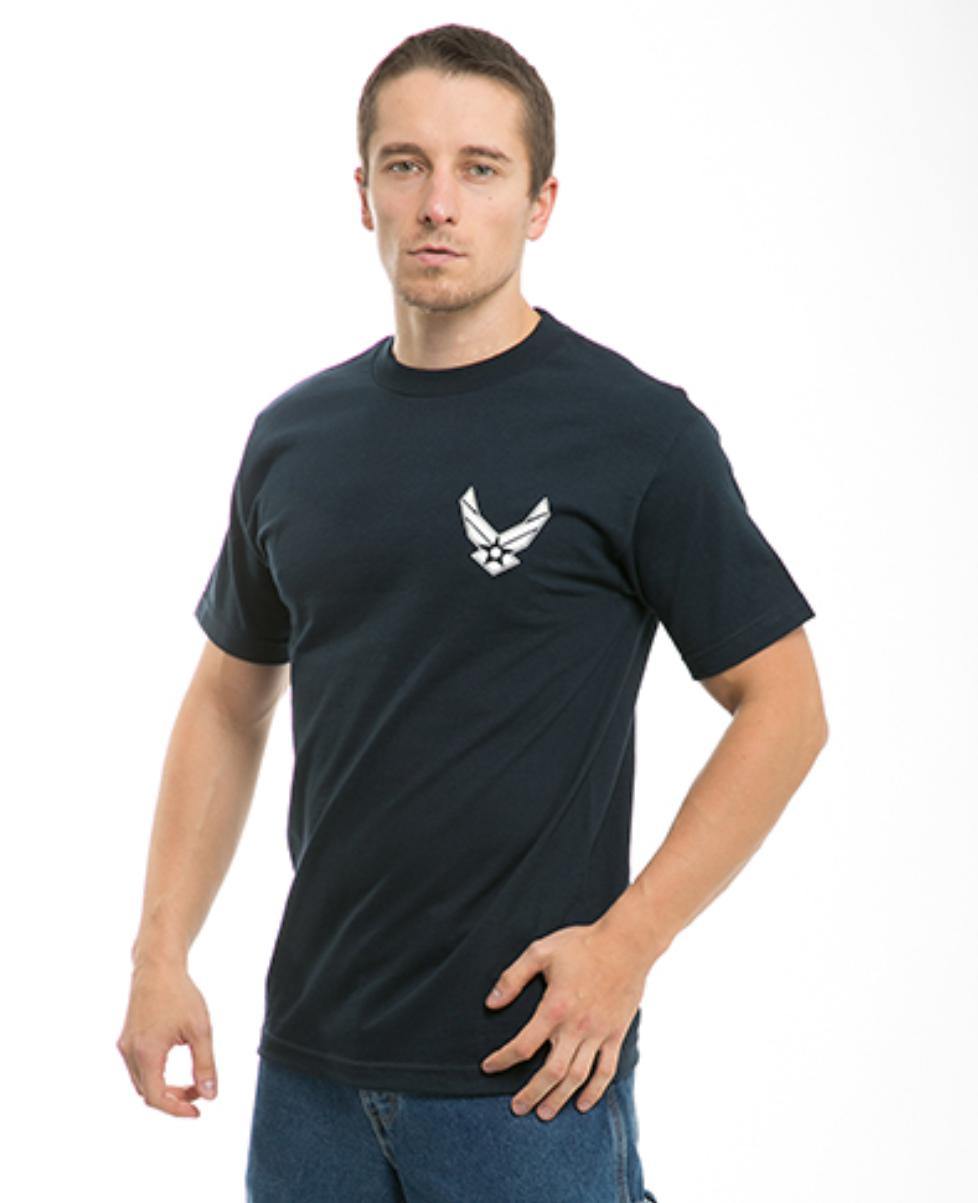 Rapid Dominance Military Air Force Marine Navy Army Law Enforcement T-Shirts Tees-Air Force - Navy-Regular-Small