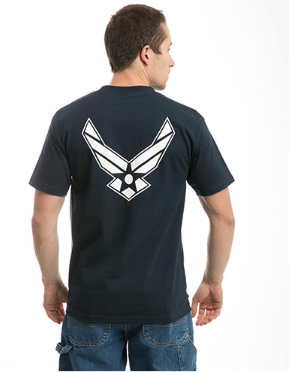 Rapid Dominance Military Air Force Marine Navy Army Law Enforcement T-Shirts Tees-Air Force - Navy-Regular-Small