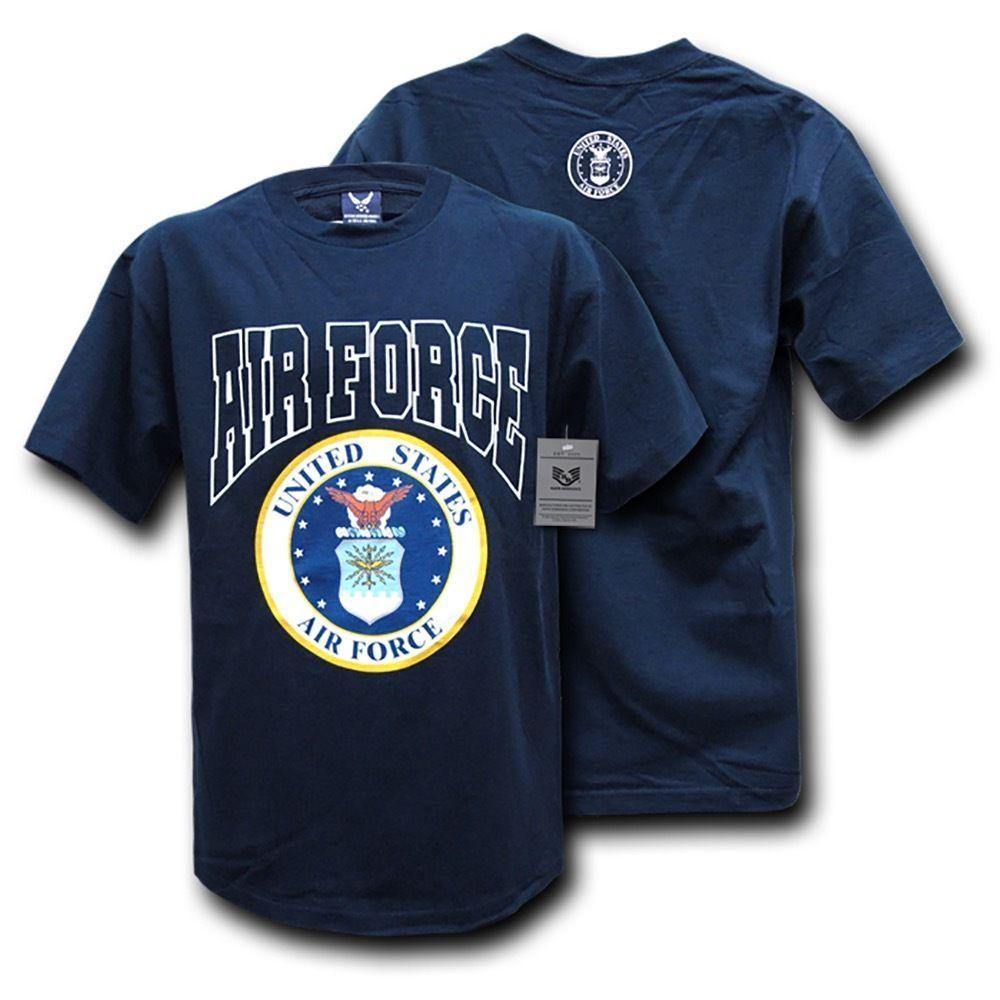 Rapid Dominance Military Air Force Marine Navy Army Law Enforcement T-Shirts Tees-Air Force - Navy-Regular-Small