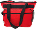 Large Tote Bags For Shopping Grocery Work Travel School W/ Organizer 16x14inch-Red-