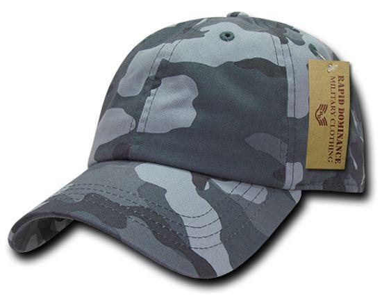 Rapid Dominance Relaxed Cotton Military Vintage Washed Polo Camo Camouflage Baseball Hats Caps!-Woodland Camouflage-