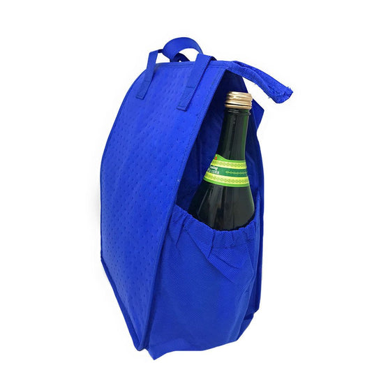 Thermo Insulated Lunch Cooler Bag Tote Thermo Lunch Cooler Picnic Beach-BLACK-