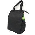 Thermo Insulated Lunch Cooler Bag Tote Thermo Lunch Cooler Picnic Beach-BLACK-
