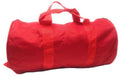 Roll Shape 18 inch Duffle Bag Travel Sports Gym School Carry On Luggage Shoulder Strap-Red-