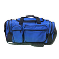 20inch Large Heavy Duty Strong Duffle Bags Travel Sports School Gym Carry Luggage-ROYAL / BLACK-
