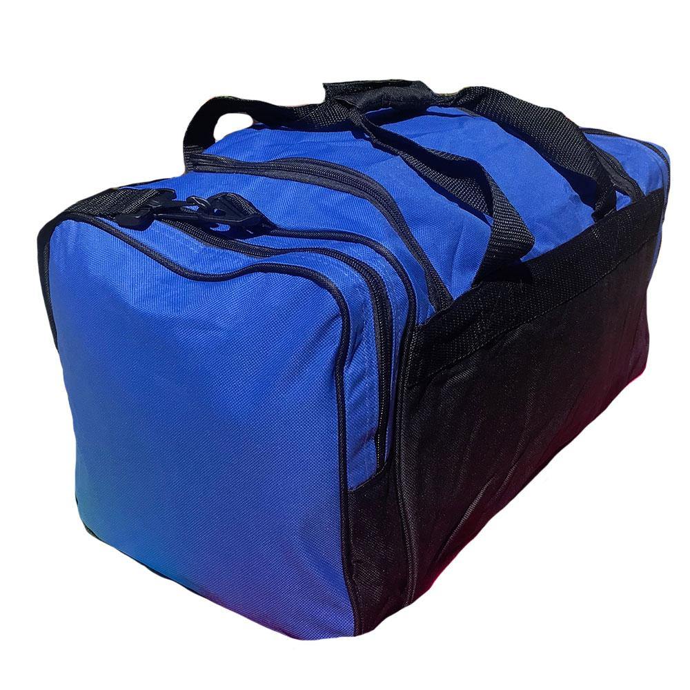 20inch Large Heavy Duty Strong Duffle Bags Travel Sports School Gym Carry Luggage-ROYAL / BLACK-