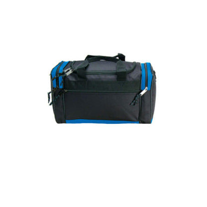 17inch Duffle Duffel Bag Bags Travel Size Sports Gym Workout Blank Carry-on Luggage-BLACK/ROYAL-