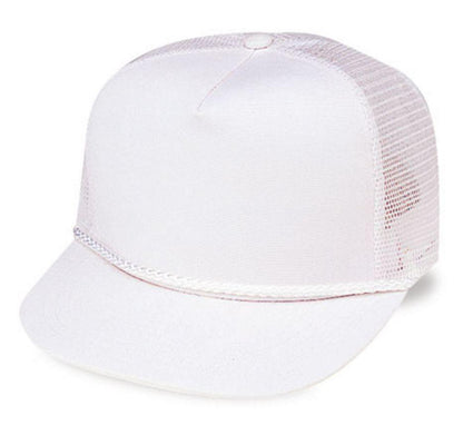 1 Dozen 5 Panel Trucker Baseball Cotton Mesh Braid Hats Caps Wholesale Bulk-