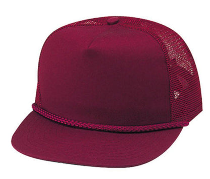 1 Dozen 5 Panel Trucker Baseball Cotton Mesh Braid Hats Caps Wholesale Bulk-