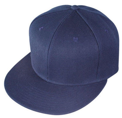 1 Dozen Plain Blank Solid Two Tone Retro Flat Bill Vintage 6 Panel Baseball Hats Caps Wholesale Bulk-