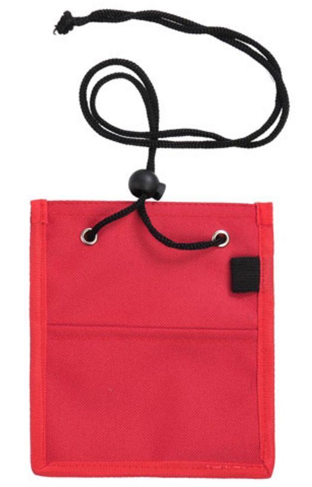 100 Conference Badges Id Card Holder Trade Show Badge Zipper Wholesale Bulk 5X6-RED-