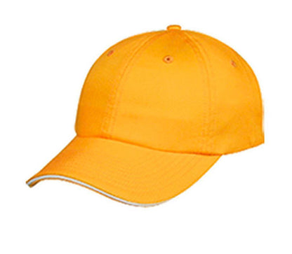 1 Dozen Sandwich Baseball Low Crown 6 Panel Caps Hats Washed Cotton Wholesale-