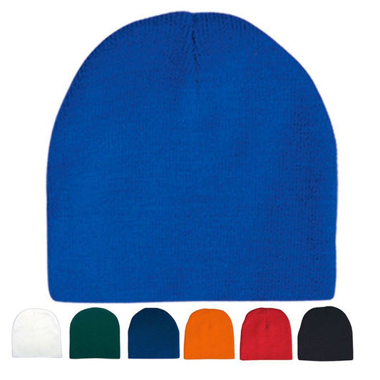 1 Dozen Beanies Classic Short Uncuff Warm Winter 8' Hats Caps Wholesale Lot Bulk-