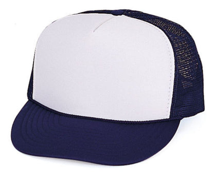 1 Dozen Foam Mesh 5 Panel Baseball Caps Hats Youth Boys Girls Kids Wholesale-